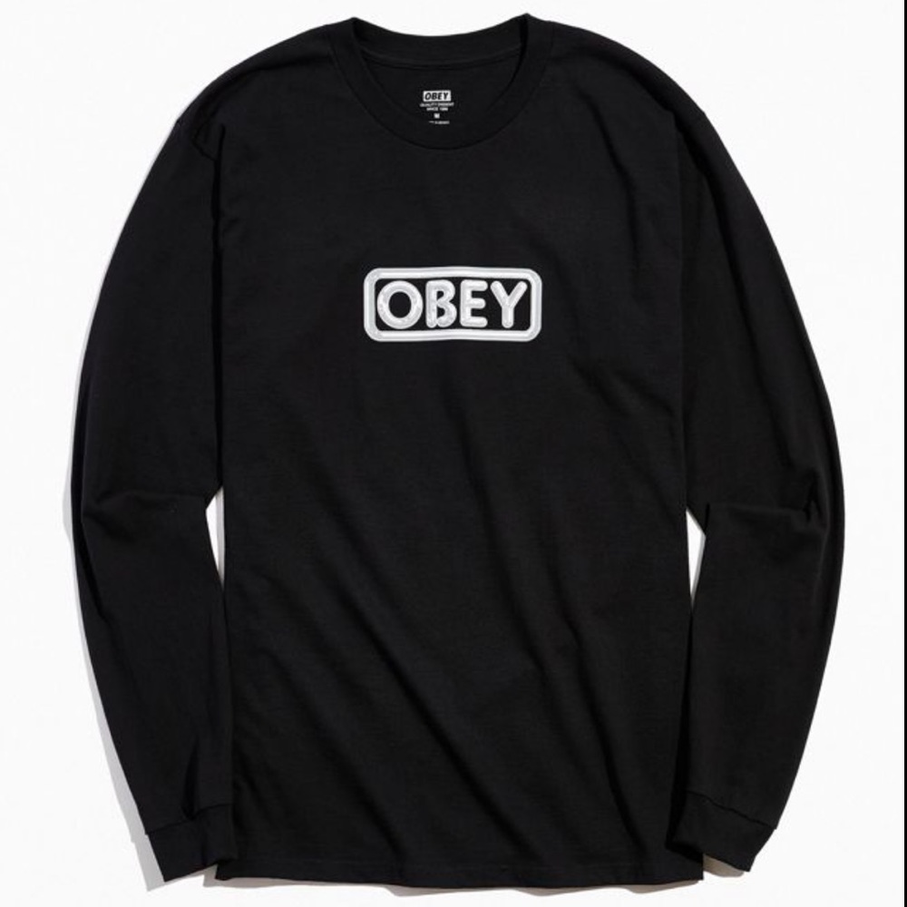OBEY Chrome Icon Long Sleeve Tee
